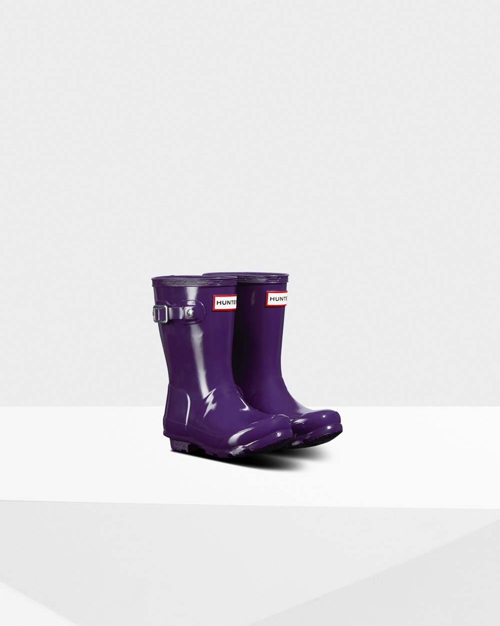 Galochas Hunter Criança Azuis Roxo - Original Little Gloss - 02UWENYVS
